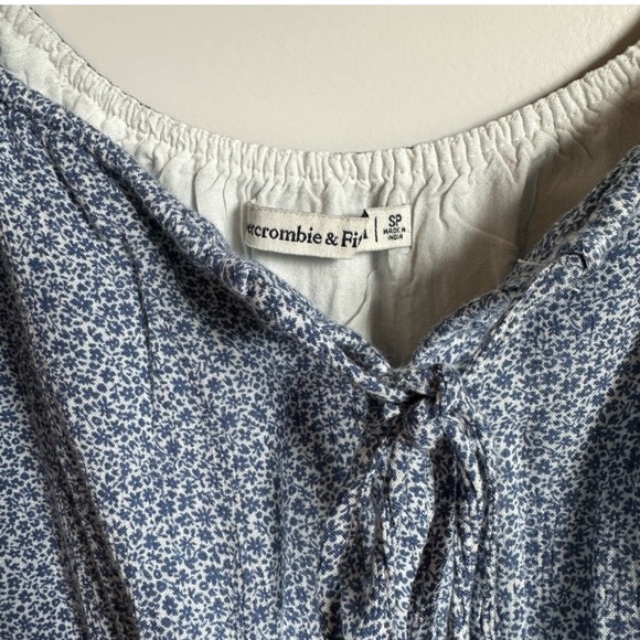 Abercrombie and Fitch Blue Floral Mini Dress - Picture 3 of 3